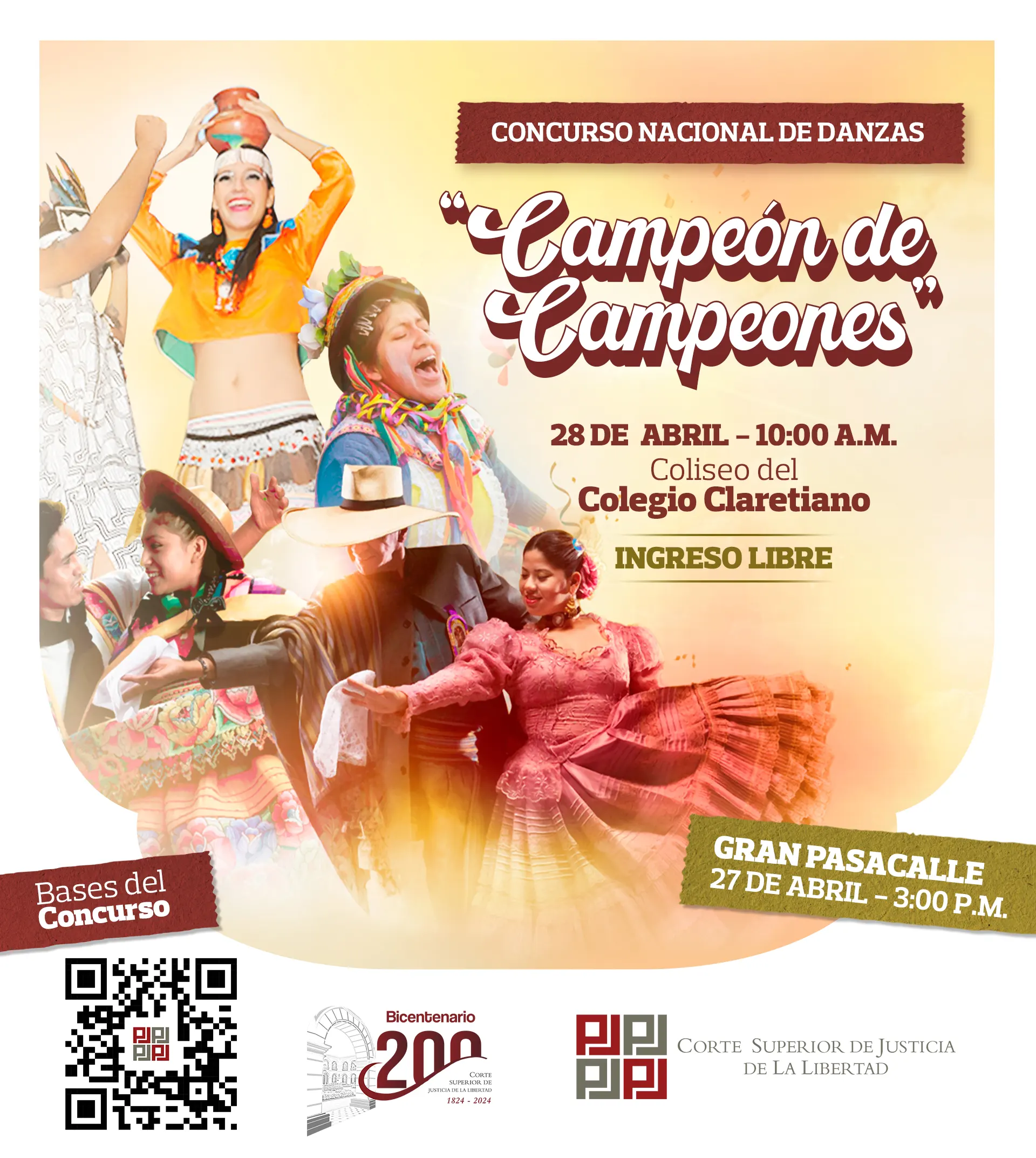 CONCURSO DANZA BICENTENARIO CORTE DE LA LIBERTAD