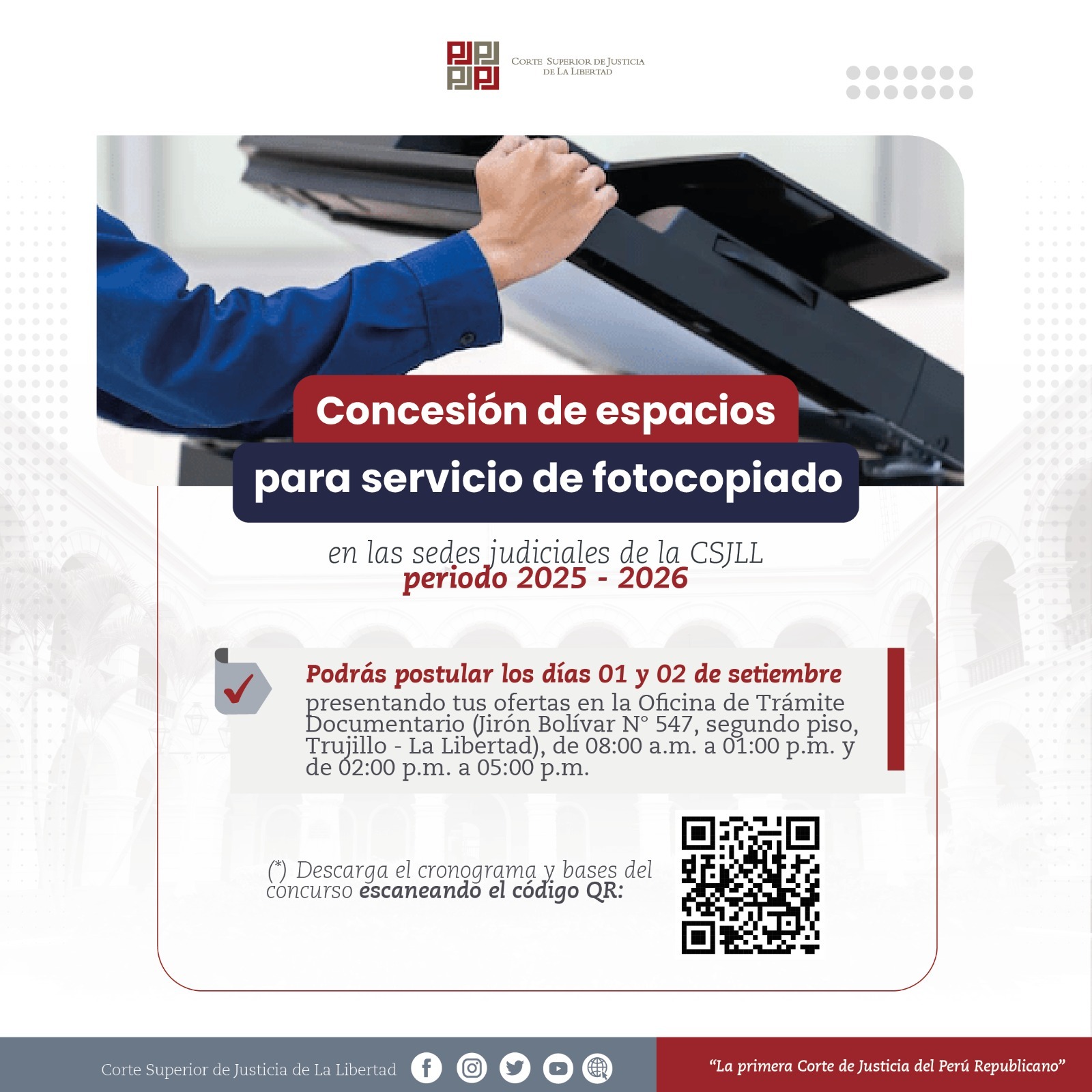 Concesion de espacios